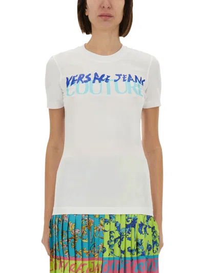 VERSACE JEANS COUTURE "INSTITUTIONAL LOGO" T-SHIRT