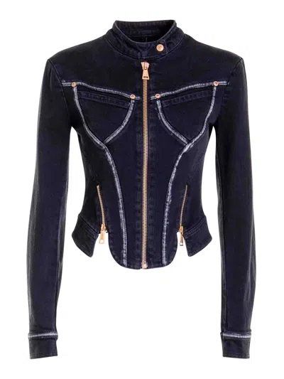 Versace Jeans Couture Jacket In Black