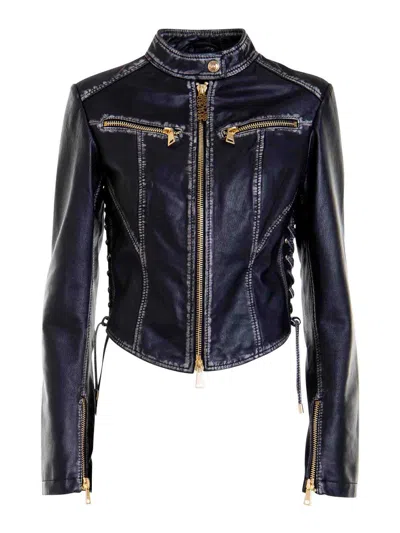 Versace Jeans Couture Jacket In Black