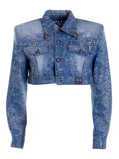 Versace Jeans Couture Jacket In Denim
