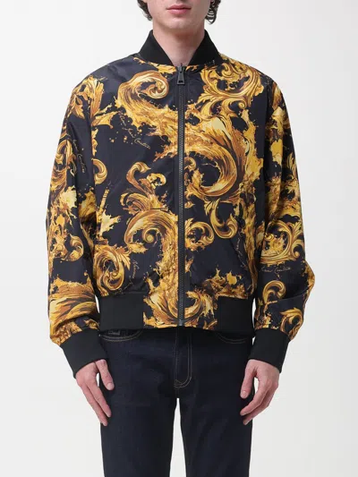 Versace Jeans Couture Jacket  Men Color Black In Multi