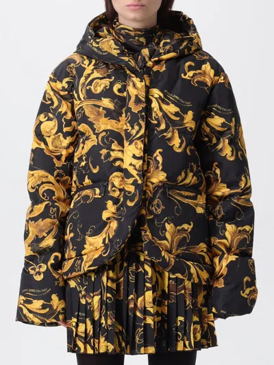 VERSACE JEANS COUTURE JACKET VERSACE JEANS COUTURE WOMAN COLOR BLACK,H42180002