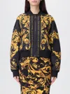 Versace Jeans Couture "porcelain Baroque" Jacket In Black