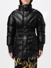 Versace Jeans Couture Down Jacket In Schwarz