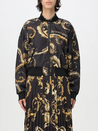 Versace Jeans Couture Jacket  Woman Color Black In Schwarz
