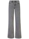 Versace Jeans Couture Logo-plaque Flared Jeans In Black