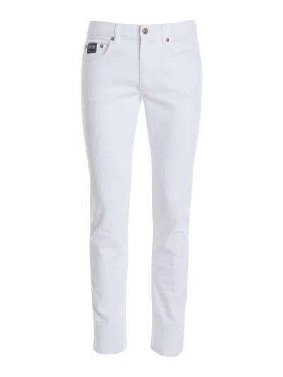 Versace Jeans Couture Slim Fit Jeans In White