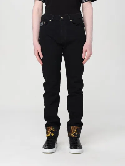 Versace Jeans Couture Cotton Jeans In Black