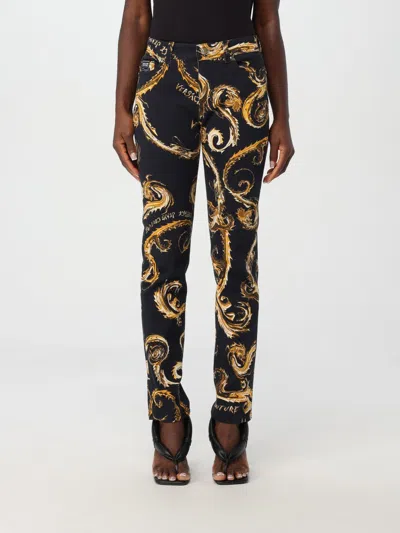 Versace Jeans Couture Jeans  Woman Color Black In Schwarz
