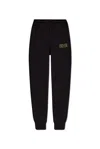 Versace Jeans Couture Logo-embroidered Track Pants In Black