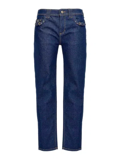 VERSACE JEANS COUTURE JEANS BOOT-CUT - AZUL