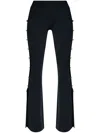 Versace Jeans Couture Knitted Trousers In Black