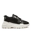 Versace Jeans Couture Lblack And White Sneakers In Black
