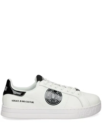 VERSACE JEANS COUTURE LEATHER SNEAKERS