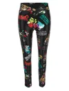 Versace Jeans Couture Pants  Woman Color Black In Black