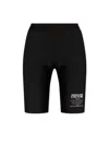 Versace Jeans Couture Cycling Shorts With Logo In Black