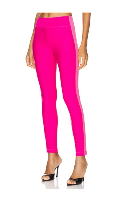 Versace Jeans Couture Leggings In Fuchsia