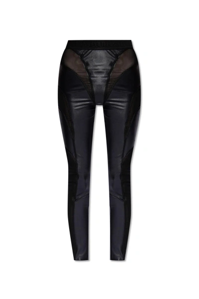 VERSACE JEANS COUTURE VERSACE JEANS COUTURE LEGGINGS WITH LOGO