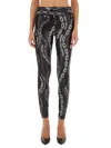 Versace Jeans Couture Chain Couture Leggings In Multicolour
