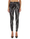 Versace Jeans Couture Chain Couture Leggings In Multicolour