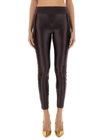 VERSACE JEANS COUTURE LEGGINGS WITH LOGOED BAND
