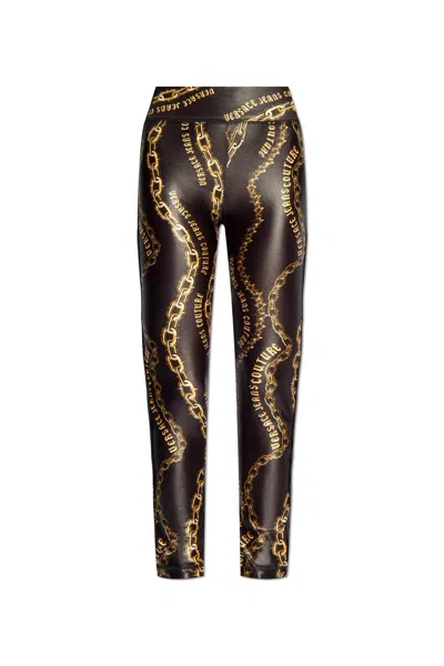VERSACE JEANS COUTURE VERSACE JEANS COUTURE LEGGINGS WITH PATTERN