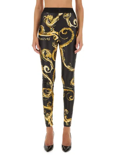 VERSACE JEANS COUTURE VERSACE JEANS COUTURE LEGGINGS WITH PRINT