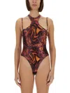 VERSACE JEANS COUTURE VERSACE JEANS COUTURE LEOTARD WITH PRINT