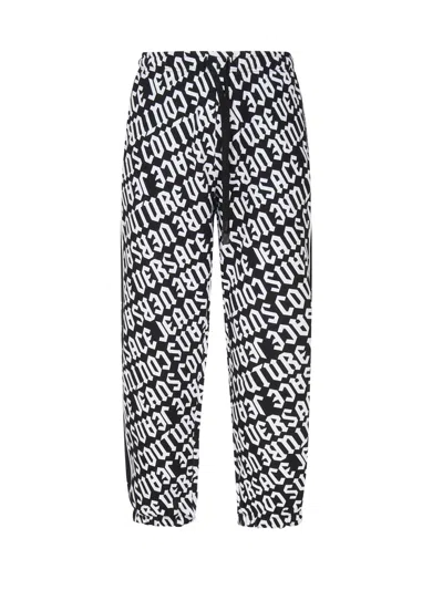 VERSACE JEANS COUTURE LOGO ALLOVER PANTS