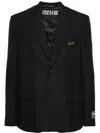 VERSACE JEANS COUTURE LOGO-APPLIQUÉ BLAZER