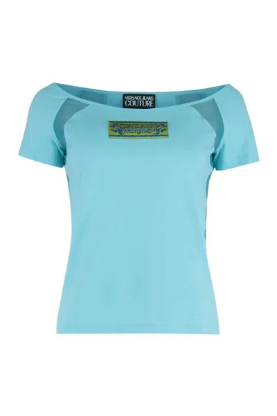 VERSACE JEANS COUTURE VERSACE JEANS COUTURE LOGO COTTON T-SHIRT