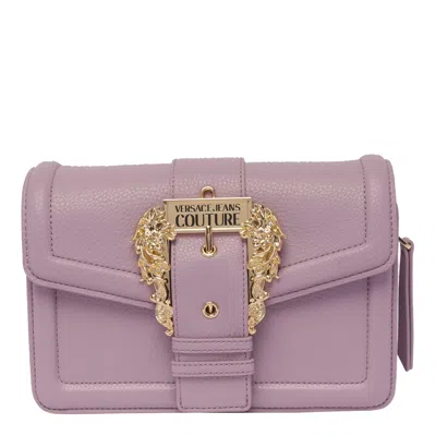 Versace Jeans Couture Logo Couture Crossbody Bag In E302 Lavender