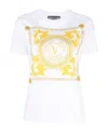 Versace Jeans Couture Logo Couture Printed Crewneck T-shirt In White