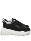 Versace Jeans Couture Logo-detail Chunky Trainers In Black