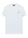 Versace Jeans Couture Logo-detail Cotton T-shirt In White