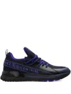 Versace Jeans Couture Logo-detail Lace-up Sneakers In Blue