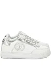 Versace Jeans Couture Logo-detail Sneakers In White
