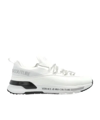 Versace Jeans Couture Logo Detailed Low-top Sneakers In White