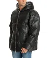 Versace Jeans Couture Logo Down Jacket In Black