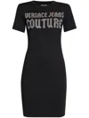 Versace Jeans Couture Midi Dress In Black