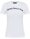 Versace Jeans Couture Logo-embellished T-shirt In White