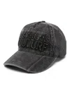 VERSACE JEANS COUTURE LOGO-EMBOSSED BASEBALL CAP