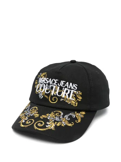 Versace Jeans Couture Logo-embroidered Cap