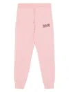 Versace Jeans Couture Logo-embroidered Track Pants In Pink