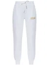 Versace Jeans Couture Logo-embroidered Track Pants In White
