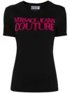 Versace Jeans Couture T-shirt With Logo In Black