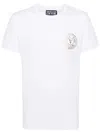 Versace Jeans Couture Crew Neck Logo T-shirt In White