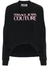 Versace Jeans Couture Cropped Fit Sweatshirt With Bold Logo Detail