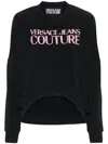 Versace Jeans Couture Cropped Fit Sweatshirt With Bold Logo Detail