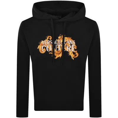 Versace Jeans Couture Logo Hoodie Black